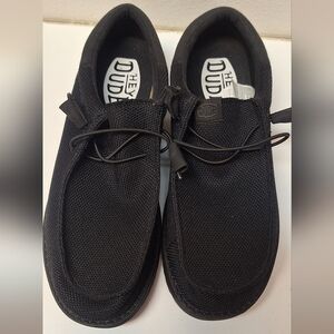 Hey Dude Men's Classic Black Slip-Ons